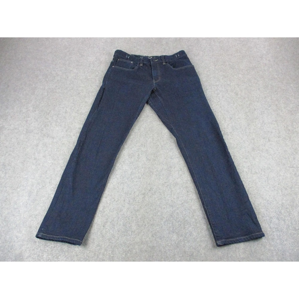 Nike Jeans Mens 34 Blue SB Skateboarding Dark Wash Denim Skater Straight Leg